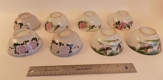 8 ANTIQUE CHINESE BOWLS