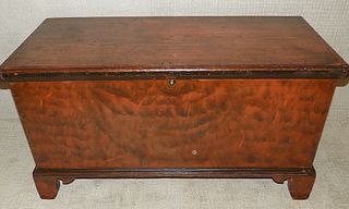 ANTIQUE DECORATED BLANKET CHEST