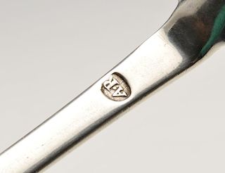 A Queen Anne, silver Dog-nose spoon, circa 1710. Struck with maker's mark for Andrew Archer, no furt