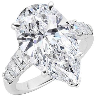 Rare Diamond Plaitum Engagement Ring