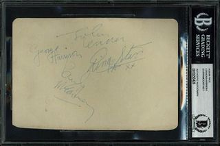 Beatles (4) McCartney, Lennon, Harrison & Starr Signed