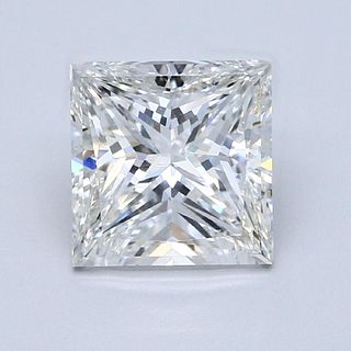 3.21-Carat Princess Cut Diamond