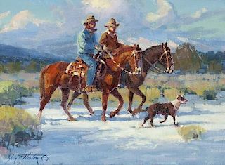 Jim C. Norton | b. 1953 CAA, NWR | Cowboys of the Diamond Bar