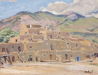 Joseph Imhof | 1871 - 1955 | Indian Pueblo
