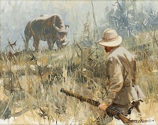John Seerey-Lester | b. 1946 SAA | Rhino Poacher