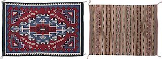 Unknown Maker  | Lot of 2 Navajo Rugs
