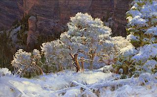 Jim Wilcox | b. 1941 | Trees in Snow