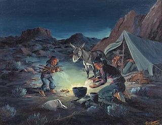 Fred Harman | 1902 - 1982 CAA, SI | Navajo Camp