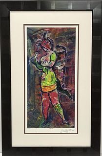 After Marc Chagall The Magic Flute Papageno Lithograph