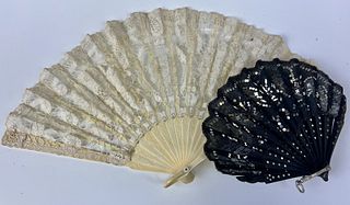 Two Victorian Hand Fans