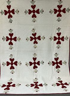 Heart and Flower Quilt