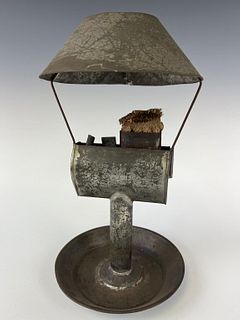 Tin Fluid Lamp