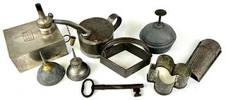 Tin Lighting and Kitchen Accessories