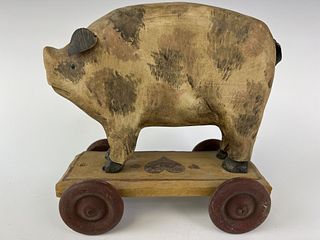 Pig Pull Toy