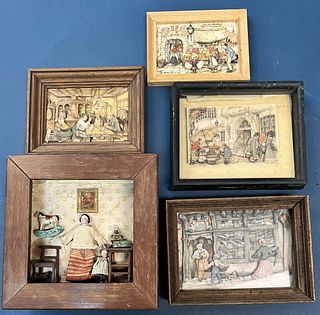 Doll House Shadowbox and Street Scenes
