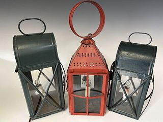 Three Tin Lanterns