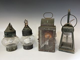 Four Tin Lanterns