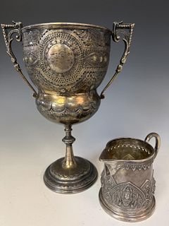 Chalice and Creamer