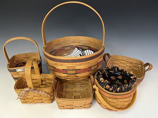 Five Longaberger Baskets