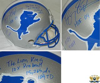 Barry Sanders Lions Riddell Throwback Full-Size Replica