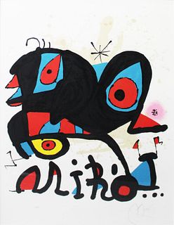 Joan Miro - Affiche Pour L'Exposition 'Miro'