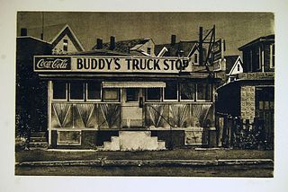 John Baeder - Buddy's Truckstop