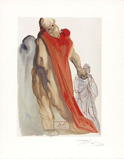 Virgil's Admonishment by Salvador Dali