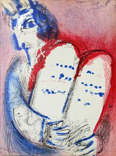 Marc Chagall - Moses with the Tables of the Law