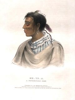 Charles Bird King - Me -Te - A A Pottawatomie Chief.