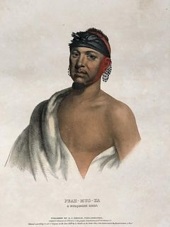 Charles Bird King - Peah-Mus-Ka A Musquakee Chief.