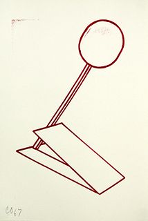 Claes Oldenburg - Untitled Rubber Stamp Print