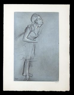 Edgar Degas - Ballerina from "Danse Dessin"