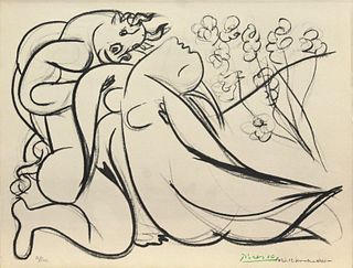 Pablo Picasso (After) - Minotaure et Nue
