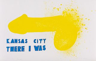 Jim Dine - Kansas City There I Was (Yellow)