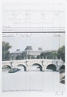 Christo - The Pont Neuf Wrapped Project for Paris