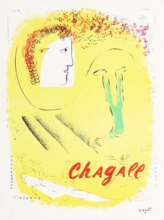 Marc Chagall - Le Fond Jaune