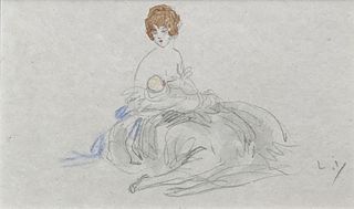 Louis Icart - Young Mother