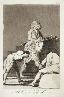 Francisco Goya - Al Conde Palafino