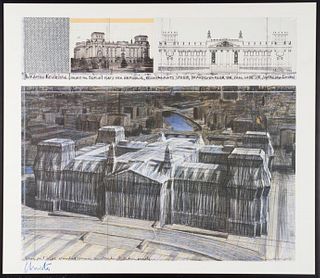 Christo - Wrapped Reichstag Project for Berlin X