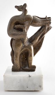 Arnold Geissbuhler Modern Bronze Sculpture