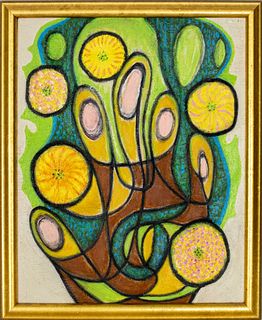 Kayo Lennar "The Green Thumb" Oil on Canvas