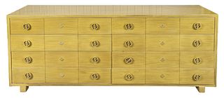 James Mont Asian Modern Painted Chest Of Drawers