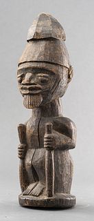 African Yoruba Wood Figure, Nigeria