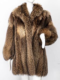 Italian Raccoon Fur Coat
