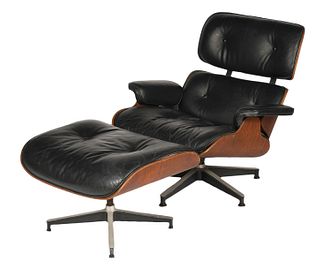H. Miller Iconic Eames Lounge Chair & Ottoman