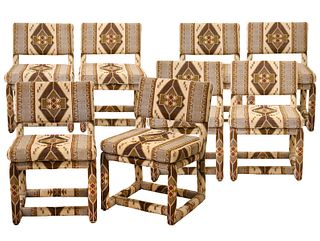 8 Thayer Coggin Milo Baughman Parson Chairs