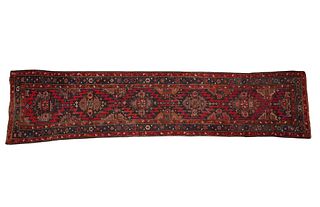 Caucasian Antique Karabagh Tribal Runner Rug