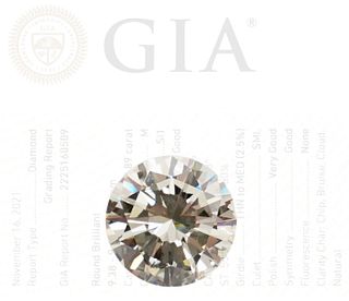 GIA Certified 2.89 Carat Round Brilliant Diamond