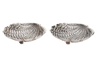 Pair Gianmaria Buccellati Sterling Silver Dishes