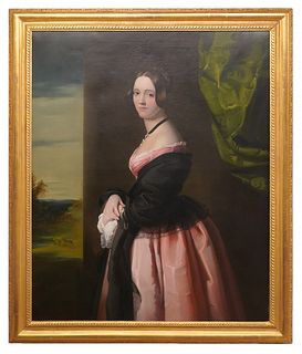Lady Harriet Ashburn Portrait Oil on Canvas